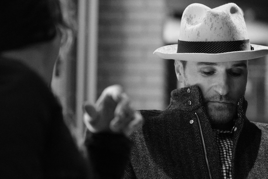 Black and white photo of Asian dub Foundation performing at Rock for Churchill