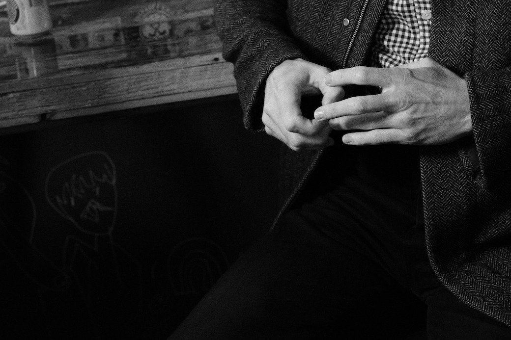 Black and white photo of Asian dub Foundation performing at Rock for Churchill