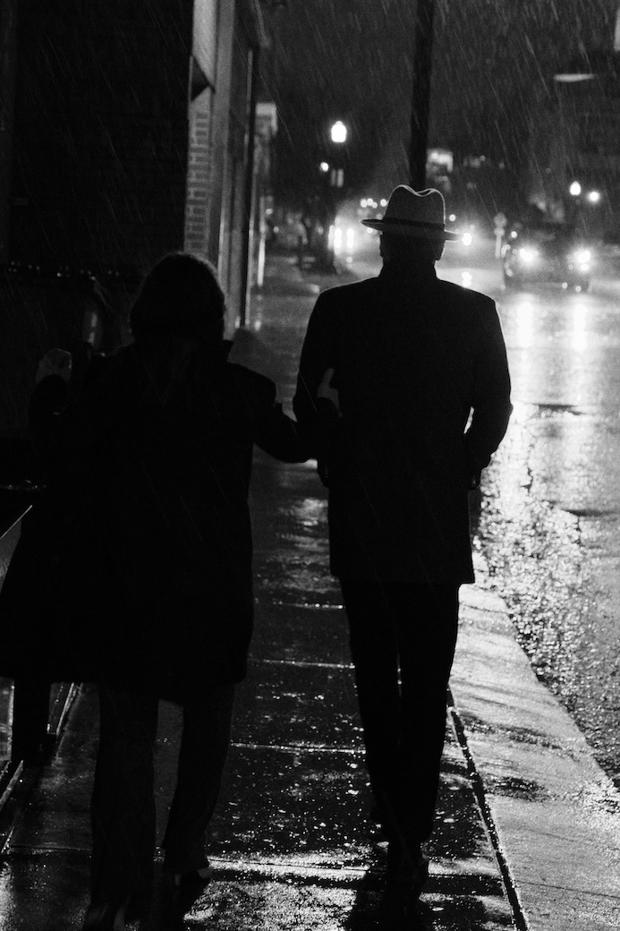 Black and white photo of Asian dub Foundation performing at Rock for Churchill
